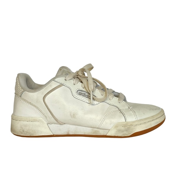 Adidas Sneakers 7 Lace-Up Leather Athletic Streetwear Casual Sporty Low Top - Picture 1 of 10